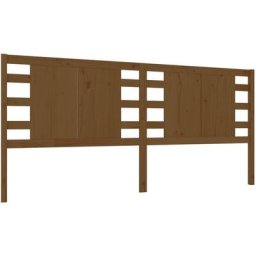 Vidaxl - Tête de lit Marron miel 166x4x100 cm Bois massif de pin marron miel