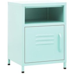 Tables de chevet 2 pcs Vert menthe 35x35x51 cm Acier Vidaxl Menthe