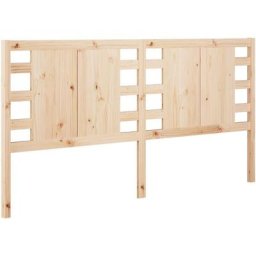 Vidaxl - Tête de lit 186x4x100 cm Bois massif de pin Brown