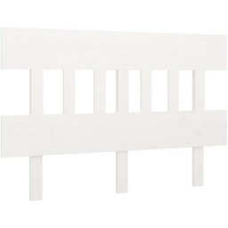 Vidaxl - Tête de lit Blanc 143,5x3x81 cm Bois massif de pin Blanc