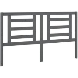 Vidaxl - 818827 Tête de lit Gris 156x4x100 cm Bois de Pin Massif Gris