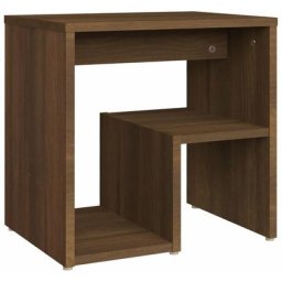 Table de chevet Chêne marron 40x30x40 cm Bois d'ingénierie Vidaxl Chêne marron