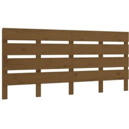 Tête de lit Marron miel 120x3x80 cm Bois massif de pin vidaXL - marron miel