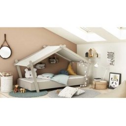 Lit enfant cottage indien