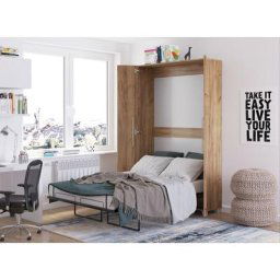 Lit escamotable teddy 120x200cm vertical or artisanal