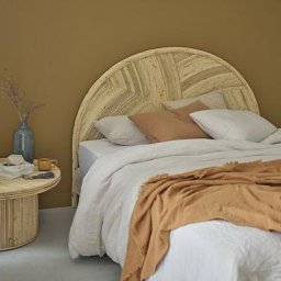 Tête de lit en canne de rotin 160 cm - Naturel