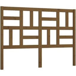 Vidaxl - Tête de lit Marron miel 126x4x104 cm Bois massif de pin marron miel