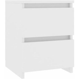 Table de chevet Blanc 30 x 30 x 40 cm Bois d'ingénierie Vidaxl Blanc