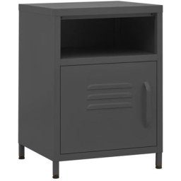 Tables de chevet 2 pcs Anthracite 35x35x51 cm Acier Vidaxl Anthracite