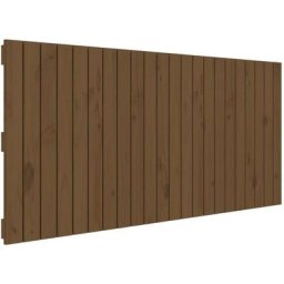 Vidaxl - Tête de lit murale Marron miel 140x3x60 cm Bois massif de pin marron miel
