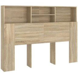 Vidaxl - Armoire de tête de lit Chêne sonoma 140x19x103,5 cm Chêne sonoma