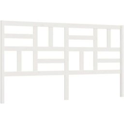 Vidaxl - Tête de lit Blanc 186x4x104 cm Bois massif de pin White