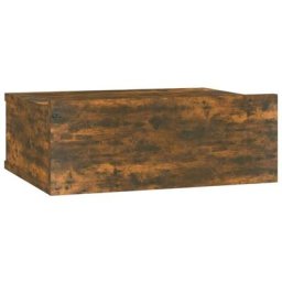 Table de chevet flottante Chêne fumé 40x30x15 cm Vidaxl Chêne fumé