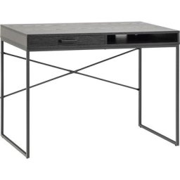 Ebuy24 - Sea Bureau 1 tiroir et 1 compartiment, noir. - Noir