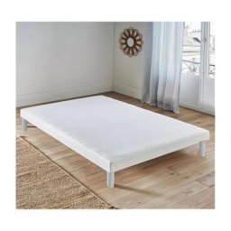 Sommier Tapissier 140x190 cm + 5 Pieds Offert