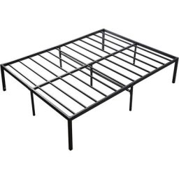 Cadre de lit en métal Dewinner Sommier ,Assemblage Simple,pour Adultes, Enfants (160 x 200 cm)