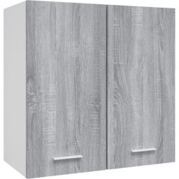 Vidaxl - Armoire suspendue Sonoma gris 60x31x60 cm Bois d'ingénierie Sonoma gris