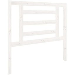 Vidaxl - Tête de lit Blanc 96x4x100 cm Bois massif de pin White