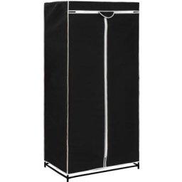 Vidaxl - Garde-robe Noir 75x50x160 cm Noir