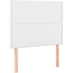 Têtes de lit 2 pcs Blanc 100x5x78/88 cm Similicuir Vidaxl White