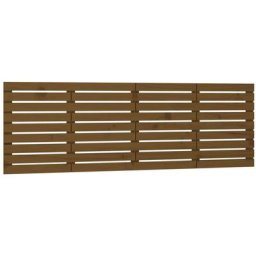 Vidaxl - Tête de lit murale Marron miel 206x3x63 cm Bois massif de pin marron miel