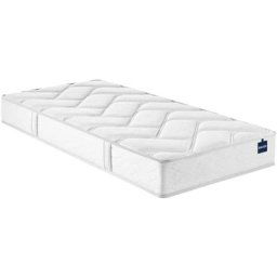 Matelas Bultex haute densité, ferme et confortable, ready 90x190 - Blanc