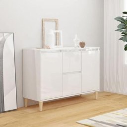 Yoyo - Buffet Blanc brillant 103,5x35x70 cm Aggloméré
