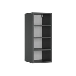 Armoire suspendue ""Fame-Line 30cm Anthracite ouvert Vicco