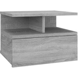 Table de chevet flottante Sonoma gris 40x31x27 cm Vidaxl Sonoma gris