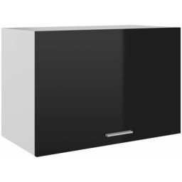 Armoire suspendue Noir brillant 60x31x40 cm Aggloméré Vidaxl High gloss black