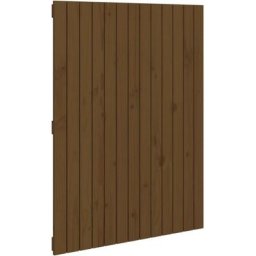 Tête de lit murale Marron miel 82,5x3x110 cm Bois massif de pin vidaXL - marron miel