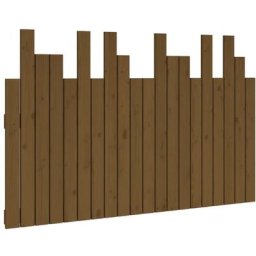 Vidaxl - Tête de lit murale Marron miel 127,5x3x80 cm Bois massif de pin marron miel