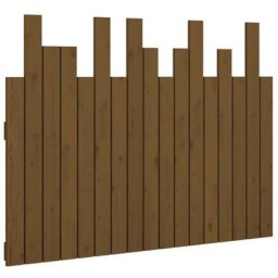 Vidaxl - Tête de lit murale Marron miel 108x3x80 cm Bois massif de pin marron miel
