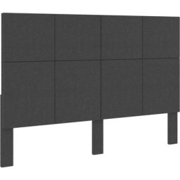 Tête de lit Gris foncé Tissu 140x200 cm Vidaxl n/a