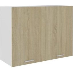 Armoire suspendue Chêne sonoma 80x31x60 cm Aggloméré Vidaxl Sonoma oak
