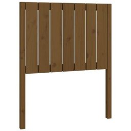 Tête de lit Marron miel 80,5x4x100 cm Bois massif de pin vidaXL - marron miel