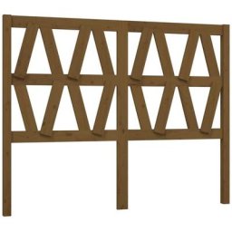 Tête de lit Marron miel 146x4x100 cm Bois massif de pin Vidaxl marron miel