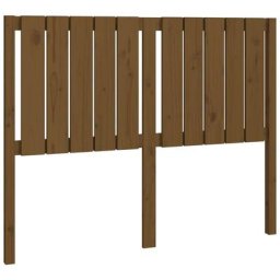 Tête de lit Marron miel 125,5x4x100 cm Bois massif de pin vidaXL - marron miel