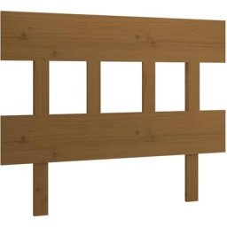 Tête de lit Marron miel 93,5x3x81 cm Bois massif de pin vidaXL - marron miel