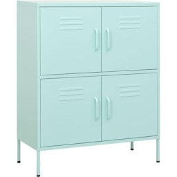 Armoire de rangement Vert menthe 80x35x101,5 cm Acier Vidaxl Menthe