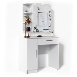 Coiffeuse ""Fynnia"" Blanc avec éclairage led Vicco