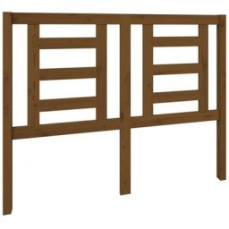 Vidaxl - Tête de lit Marron miel 126x4x100 cm Bois massif de pin marron miel