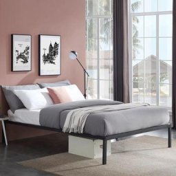 Sommier 90x190cm - Cadre de Lit - pour Adultes, Enfants et Adolescents - Support de Matelas
