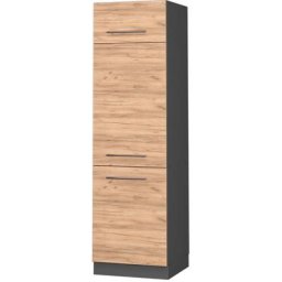 Vicco - Armoire frigo Fame-Line 60cm chêne/anthracite