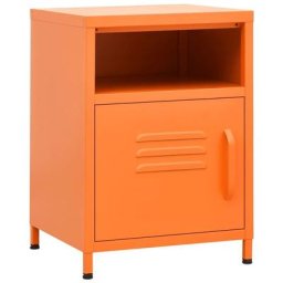 Tables de chevet 2 pcs Orange 35x35x51 cm Acier Vidaxl Orange