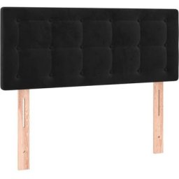Vidaxl - Tête de lit Noir 80x5x78/88 cm Velours Black