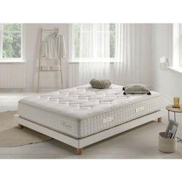 Matelas 140x190 Magestic Simpur relax - Epaisseur 30 cm - Double technologie: ressorts ensachés +
