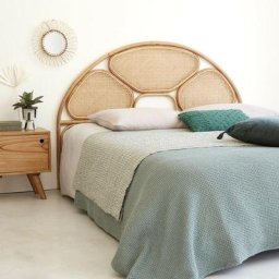 Tête de lit en cannage et rotin 160 cm - Naturel