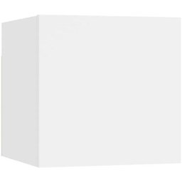 Table de chevet Blanc 30,5x30x30 cm Aggloméré Vidaxl Blanc