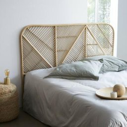 Tête de lit en rotin 160 cm - Naturel